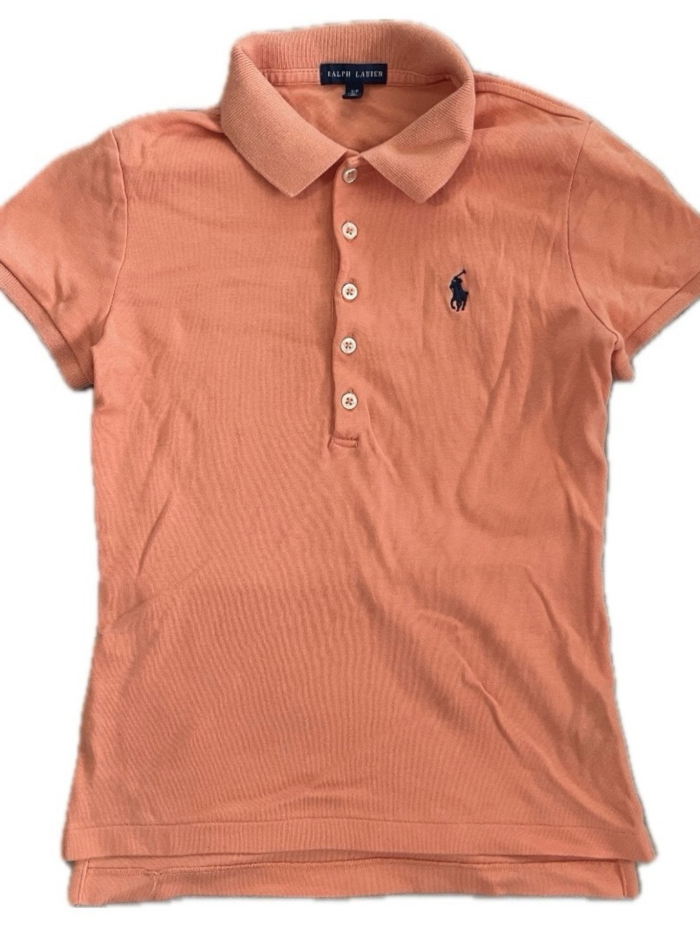 ✰ Ralph Lauren Peach Short Sleeve Polo Shirt ✰